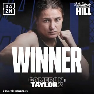 👑 𝐀𝐍𝐃 𝐓𝐇𝐄 𝐍𝐄𝐖 👑 Katie Taylor edges out Chantelle Cameron to become the undisputed super lightweight champion 🇮🇪 #CameronTaylor2 | William Hill