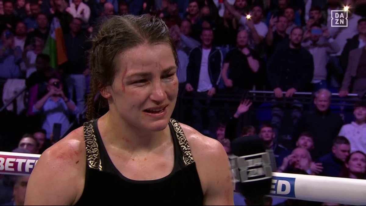 🗣 "Two weight world champion, that sounds very nice" Trilogy at Croke Park Katie Taylor? 👀 #CameronTaylor2