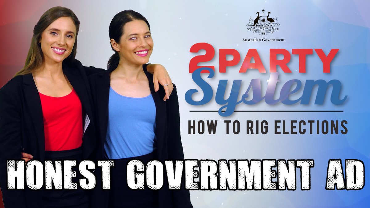 The Australien Government and the Opposition have made an ad about electoral reforms, and it’s surprisingly honest and informative (and they're hoping you don't hear about it) #auspol