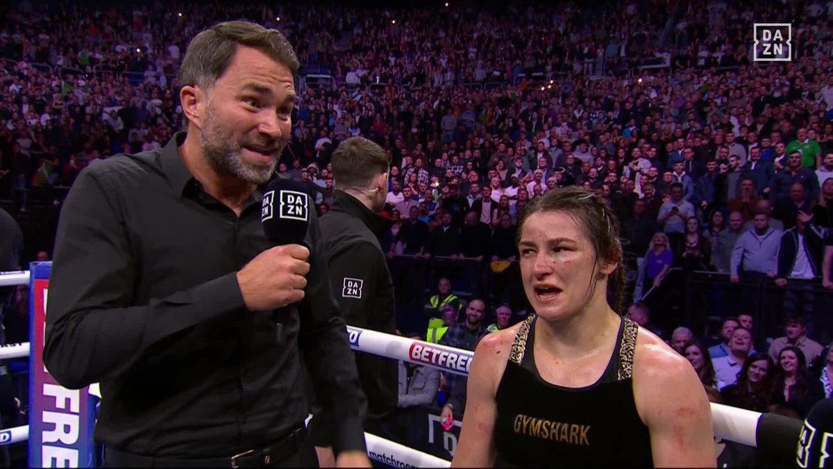 "Croke Park HAS to happen" Well said Eddie Hearn 👏 #CameronTaylor2