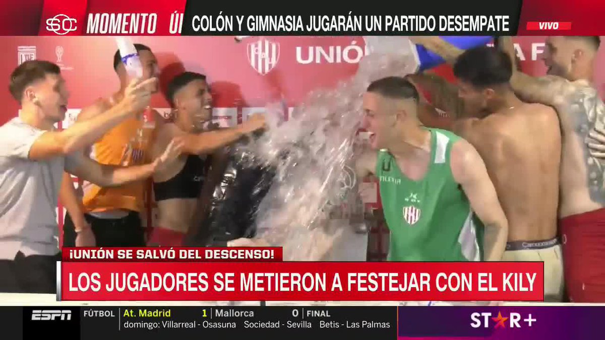 Salvarse del descenso es más o menos así.