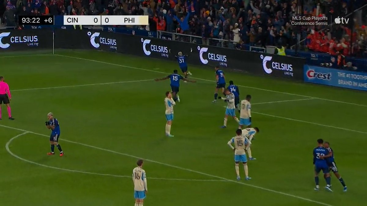 THE QUEEN CITY AND TQL STADIUM ERUPT THANKS TO FC Cincinnati's MOSQUERA 🔸🔹