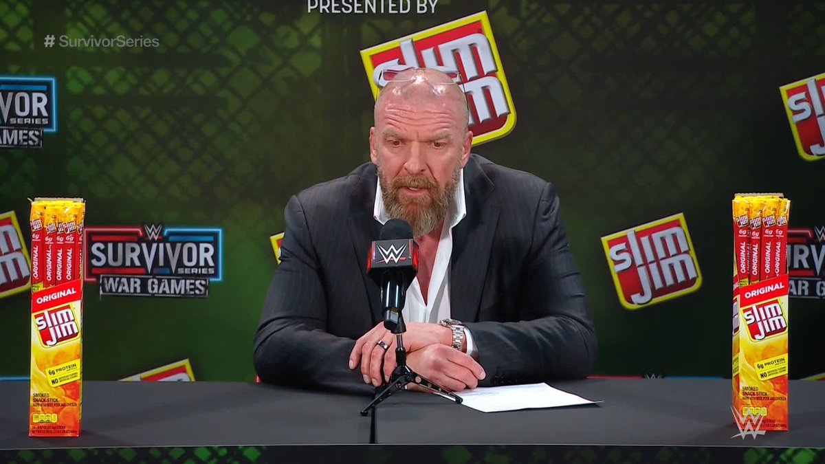 What does Triple H have to say about the huge return at #SurvivorSeries? Find out now!