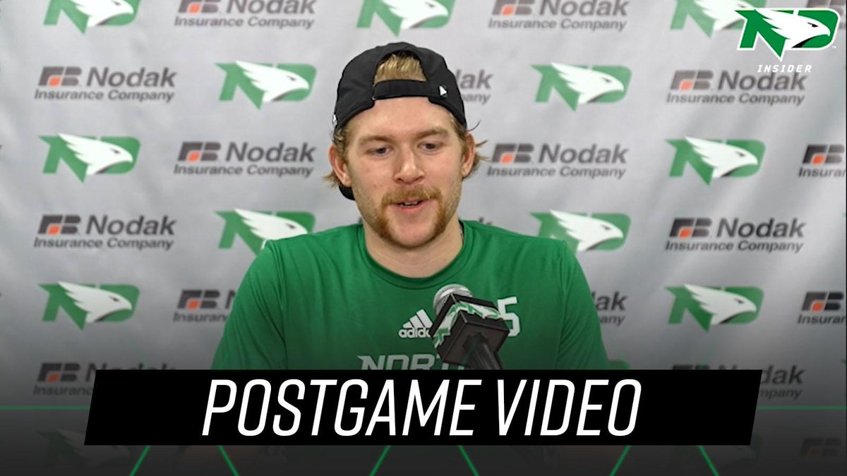 Forward Dane Montgomery reflects on his first goal at the Ralph and his strong play in Saturday's victory #UNDproud | #LGH