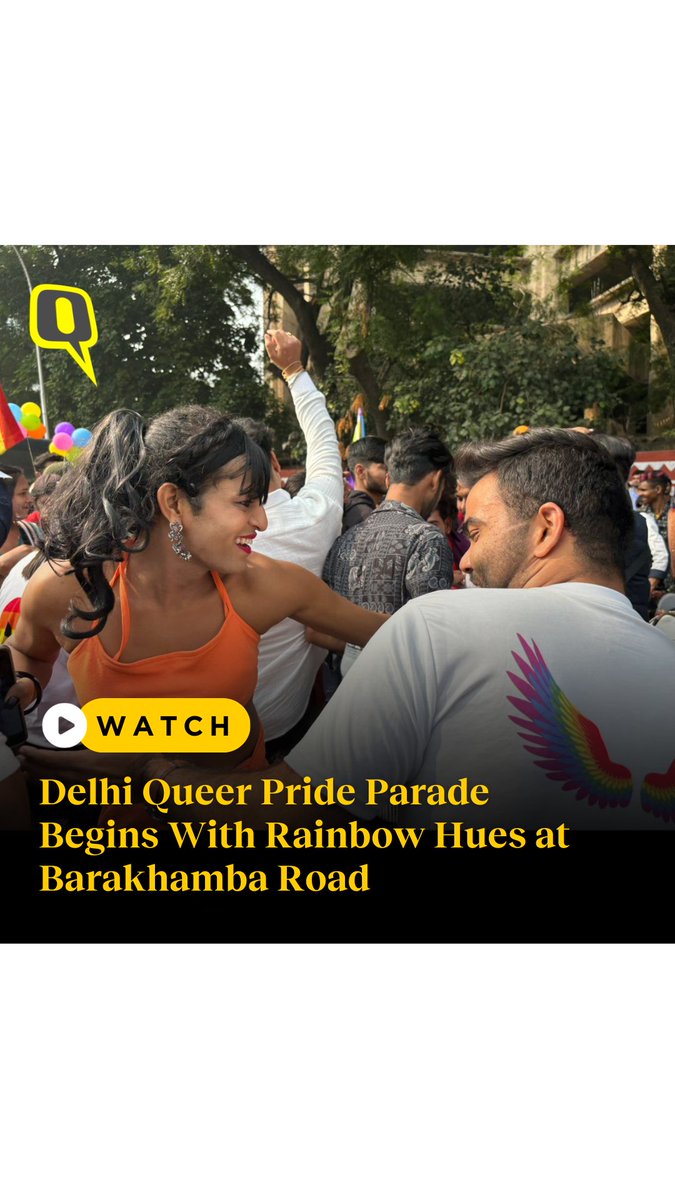 #Delhi Queer Pride Parade begins at Barakhamba Road and will move to #JantarMantar on 26 November.