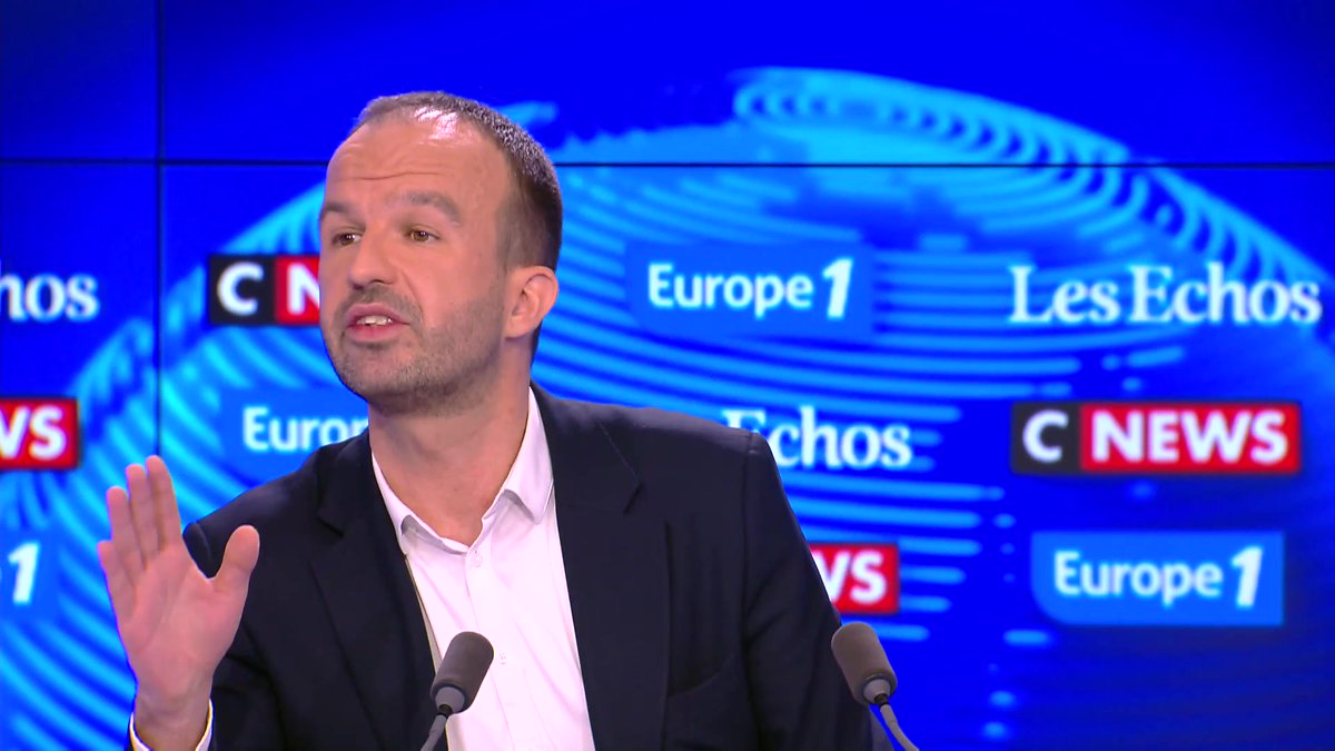 Manuel Bompard, sur le traitement du conflit israélo-palestinien : "Le poids des milliardaires dans le traitement de l'information est un problème" #LeGrandRDV #Europe1