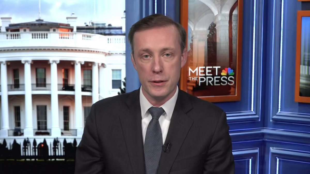 NEW from Kristen Welker: National Security Adviser Jake Sullivan Archived tells #MTP the admin has “reason to believe” at least one of the three American hostages will be released today.