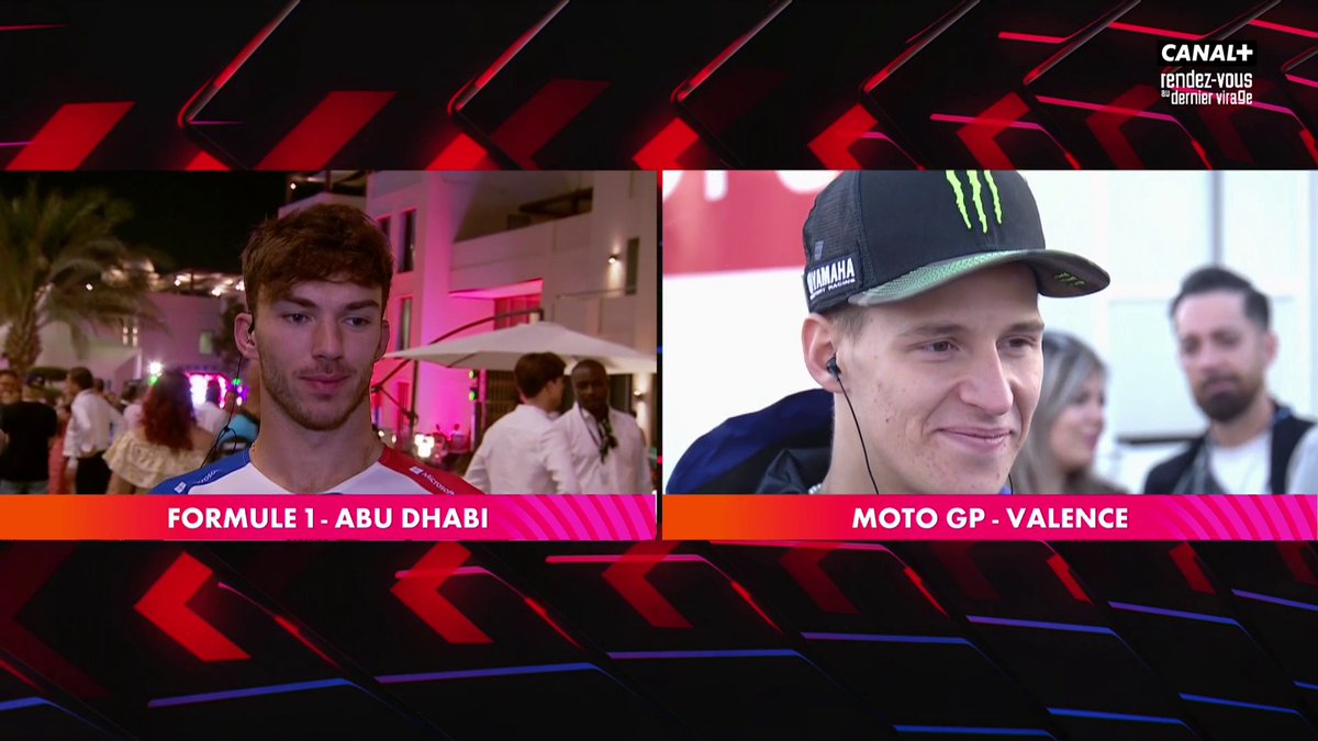 POV : tu es en facetime avec Pierre Gasly et Fabio Quartararo 😎 #AbuDhabiGP #F1