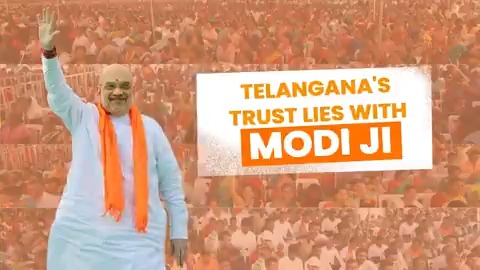 Key moments of yesterday's campaign trail in Telangana.