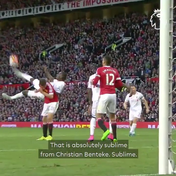 Where does this Benteke bicycle kick rank amongst other bicycle kick goals in the Premier League? #LFC