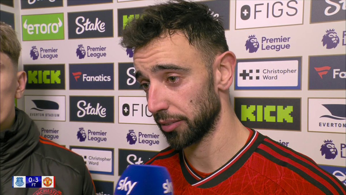 "I felt Marcus [Rashford] needed a little bit of confidence." Bruno Fernandes on why he gave the ball to Marcus Rashford to take the penalty 👏