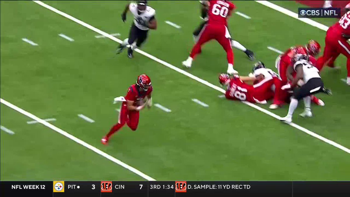 Baby Boy knockout celebration by CJ Stroud and the #Texans 😂😂
