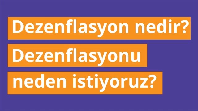 Dezenflasyon süreci, enflasyonda kalıcı düşüşün sağlanacağı istikrar dönemine geçiş için önemli bir zemin oluşturuyor. Peki dezenflasyon nedir, neden dezenflasyonu istiyoruz? Herkes İçin Ekonomi videosunda anlatıyoruz: