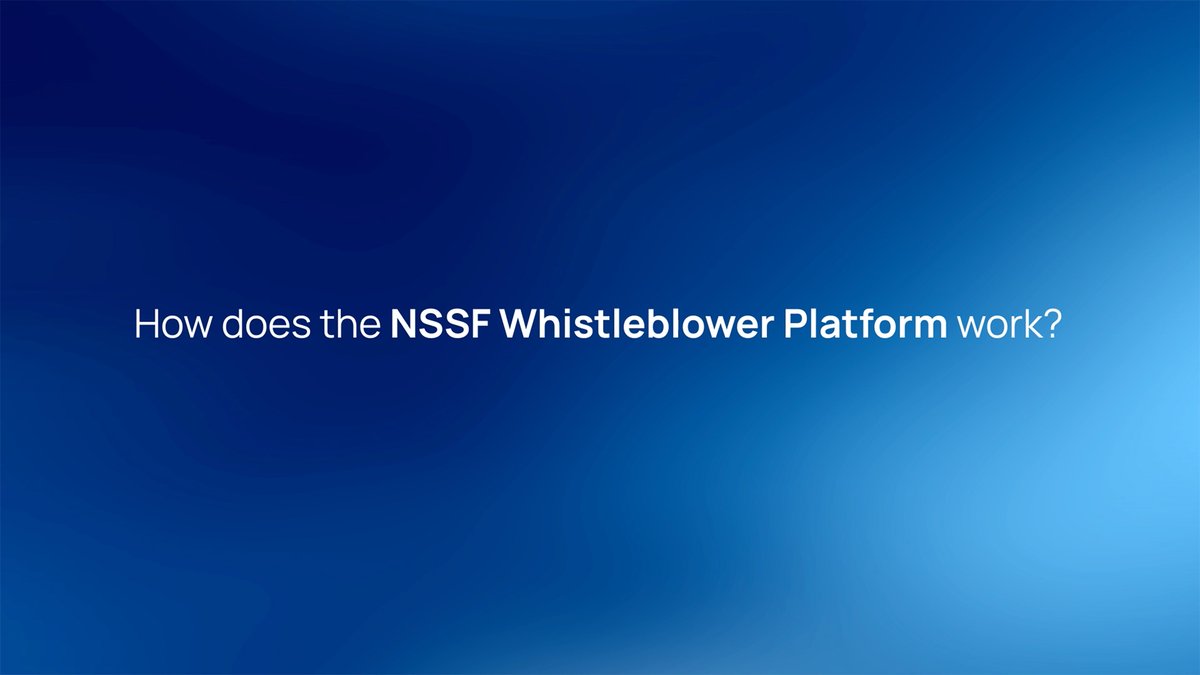 The NSSF Whistleblower platform is your key to exposing non-compliant employers and recovering your hard-earned savings with interest. Your identity remains strictly confidential. Ready to take control? Visit now. #NSSFWhistleblower