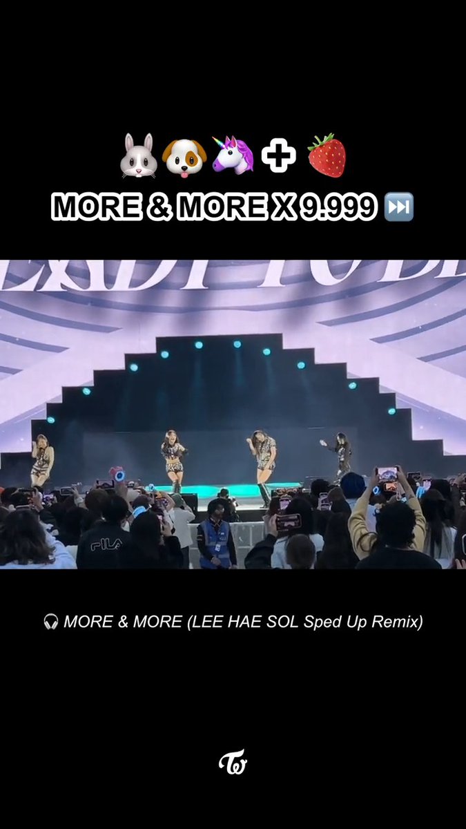 🐰🐶🦄🍓Jjimbangpa+Strawberry Unit does the More & More (LEE HAE SOL Sped Up Remix) Challenge!🌪Can you do it too?🫵 #MOREandMORE (LEE HAE SOL Sped Up Remix) Challenge With #NAYEON #JEONGYEON #JIHYO #CHAEYOUNG 🎵 Listen "#THEREMIXES” #TWICE