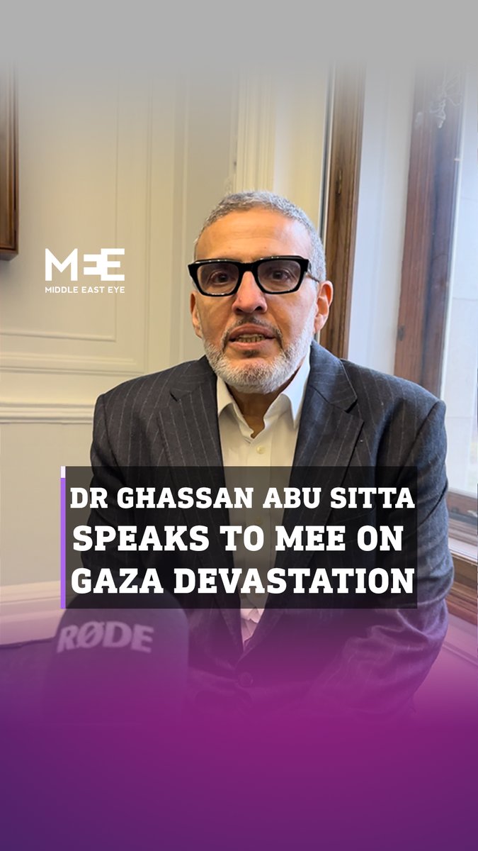 Dr Ghassan Abu Sitta, Chair of Conflict Medicine AUB who returned from Gaza to the UK speaks to MEE describing a “desperate” situation in the besieged strip. Abu Sittah teared up when recalling some of the child patients he operated on