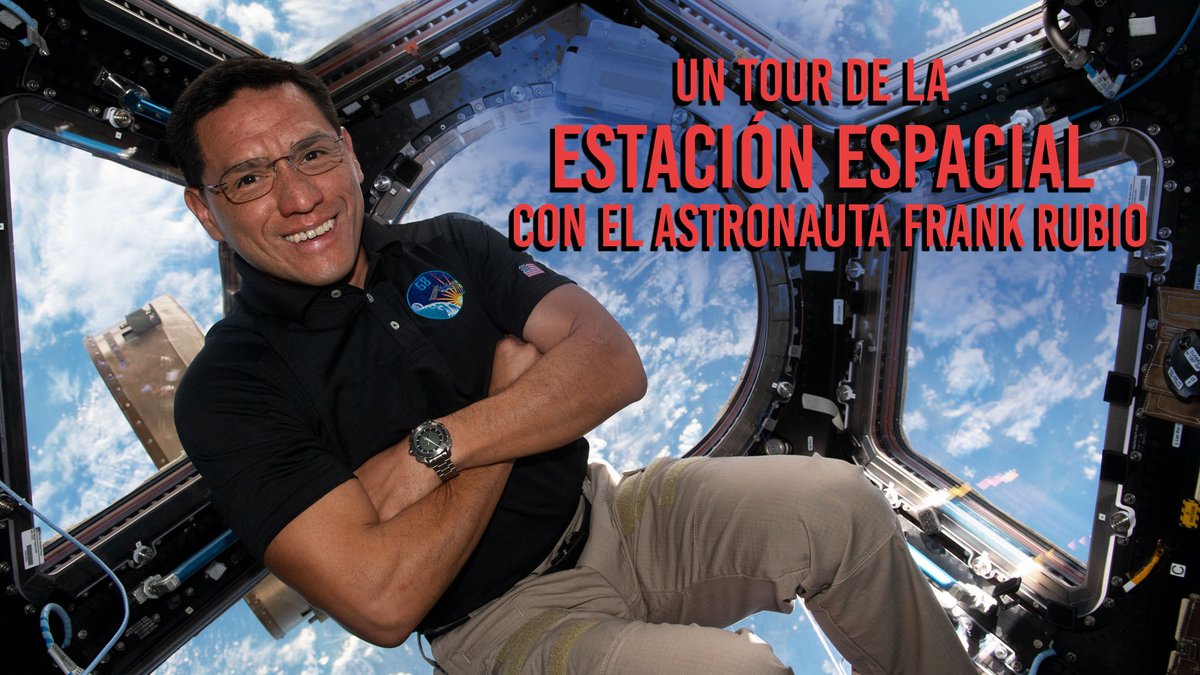 El astronauta de la NASA Frank Rubio es el presentador con el primer tour de la NASA narrado en español del hogar de la humanidad en el espacio: la Estación Espacial Internacional.