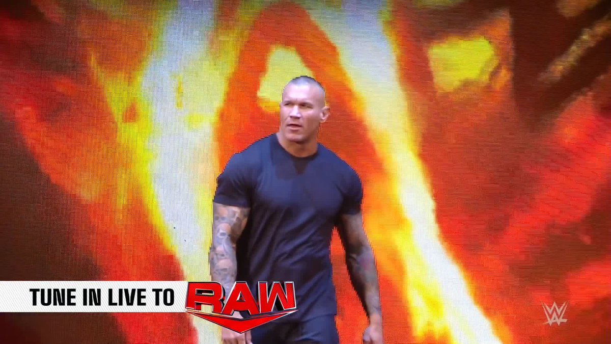 #WWERaw kicks off commercial-free in the first hour with the return of Randy Orton!