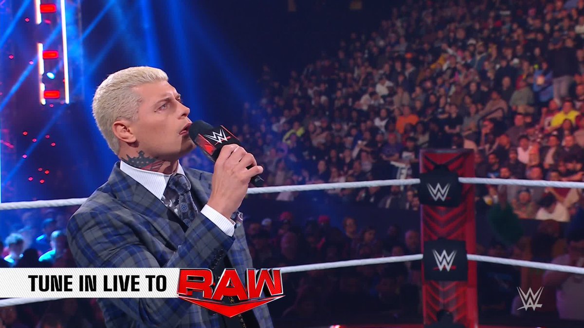Take it all in, Cody Rhodes. ❤️ #WWERaw