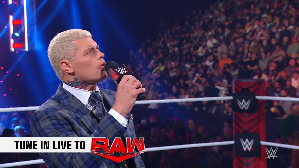 So, what do we wanna talk about? CHANT HIS NAME! 🗣️ #WWERaw