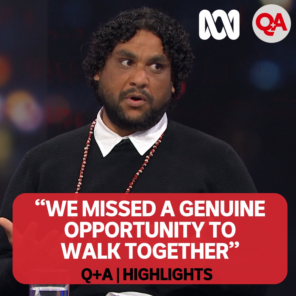 #QandA Kalarie man Todd Fernando felt 'shell-shocked', 'shame' and 'utterly rejected' after the No vote result. Watch the full episode here: