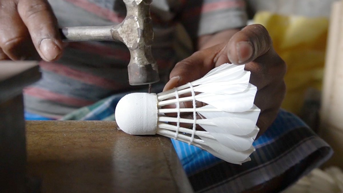 This village is known for its handmade shuttlecocks