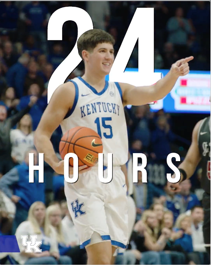 HUGE GAME TODAY #BBN 😤🔥 Let’s have a little fun in the comment section ⤵️ The FIRST person to guess the final score against Miami 🚫🟠🟢 #UDown WINS A NEW UK BASKETBALL JERSEY 🎉 🔁 Retweet 💙 Like 👉 Tag A Friend Good Luck! Go Big Blue 😼