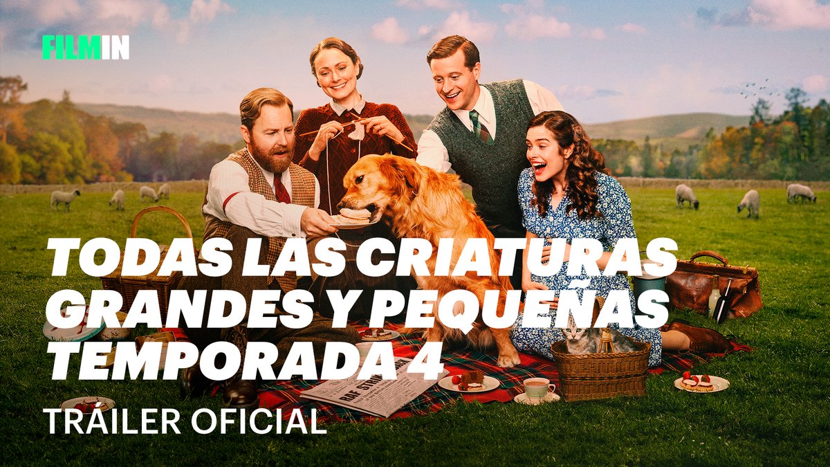 La felicidad es esta noticia: vuelve James Herriot y toda la tropa 🐄🐑🐓🩺❤️ Nuestro safe place, nuestro TODO. La 4ª temporada de "Todas las criaturas grandes y pequeñas" ya está en casa y solo la verás aquí, en Filmin.