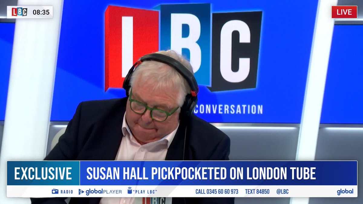 'I had no idea where it could have gone.' 'I had no idea what happened.' 'I'm the luckiest woman in the world - I actually got it back.' Can you help Nick Ferrari solve the mystery of Tory mayoral hopeful Susan Hall's 'pickpocketing ordeal'?