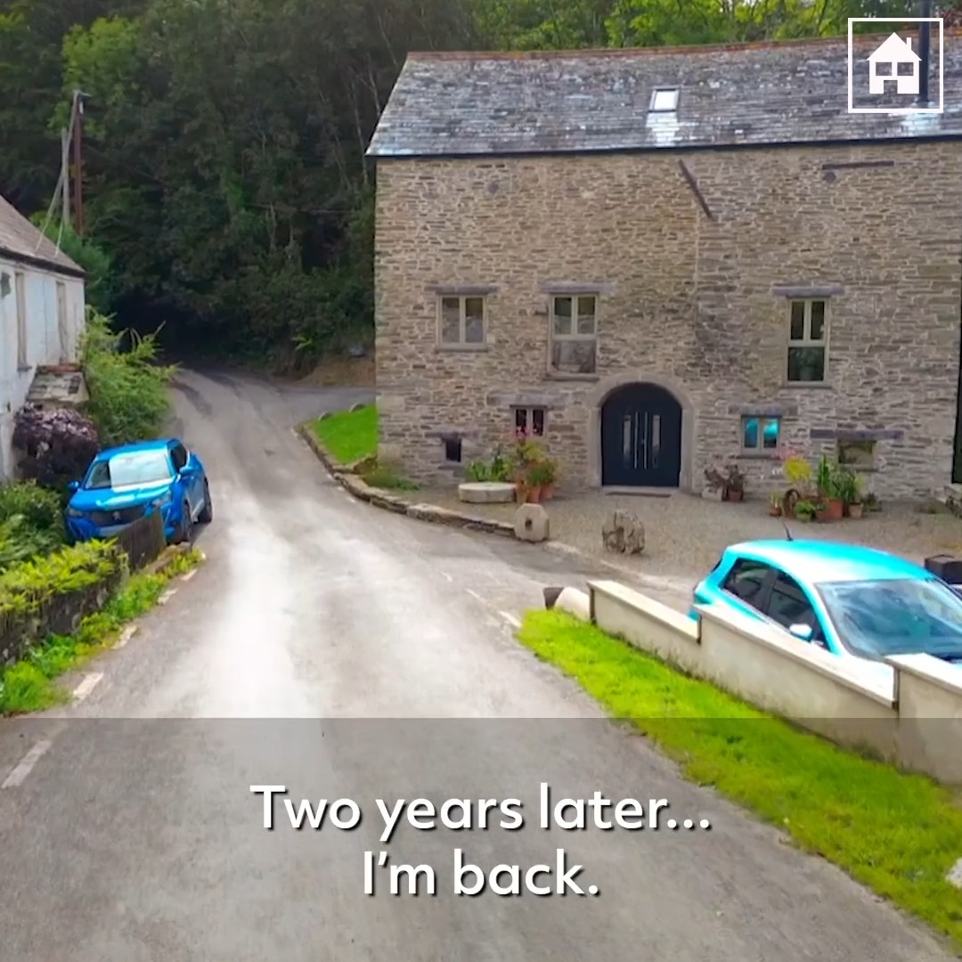Back in 2018, Leigh and Richard set out to transform a derelict 17th-century flour mill, full of rotten timbers and structural cracks, into a warm, contemporary home. How did they get on? Tune in to Channel 4, tomorrow at 9pm for our revisit! 📺 #GrandDesigns