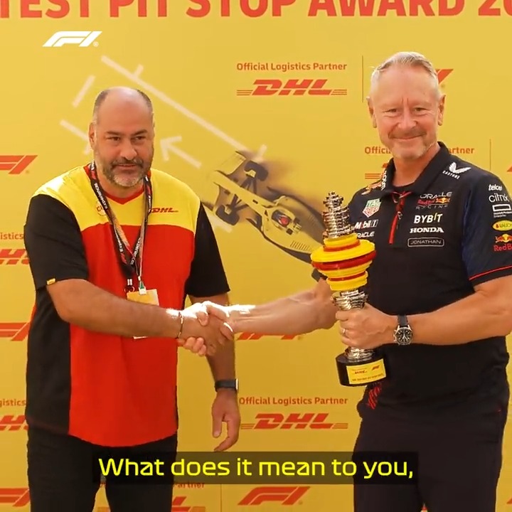 Congratulations Oracle Red Bull Racing, winners of the 2023 DHL Fastest Pit Stop Award 🏆 It's their SIXTH successive season at the top of the leaderboard 🤯 Check out the full standings and statistics 👉 DHL_Motorsports #MomentsThatDeliver