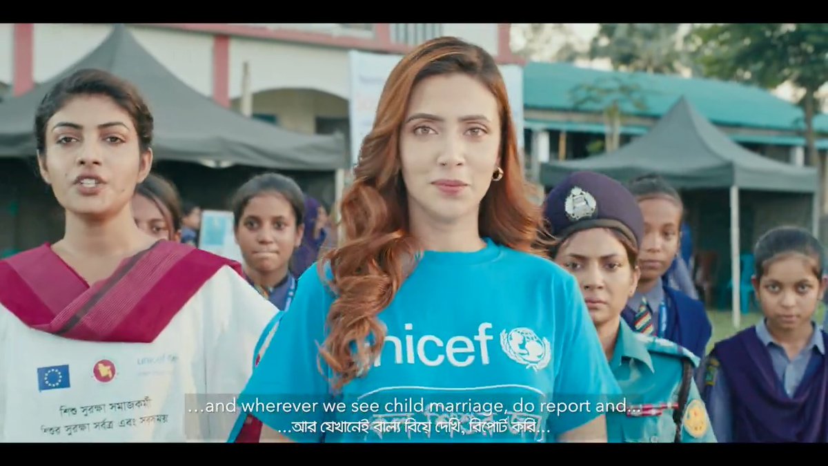 Break the chains, save the dreams! Say NO to child marriage.🚫 This #16Days, join UNICEF National Ambassador Bidda Sinha Saha MiM to #EndChildMarriage and empower every girl to script her own story.