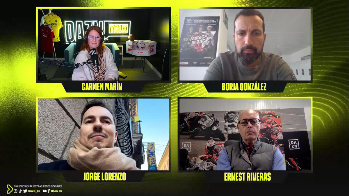 🗣️ "Verlo entre los tres primeros después de un par de horas es mejor de lo que esperaba" 🤩 Un campeón, Jorge Lorenzo, reconociendo que Marc Márquez LA ESTÁ ROMPIENDO