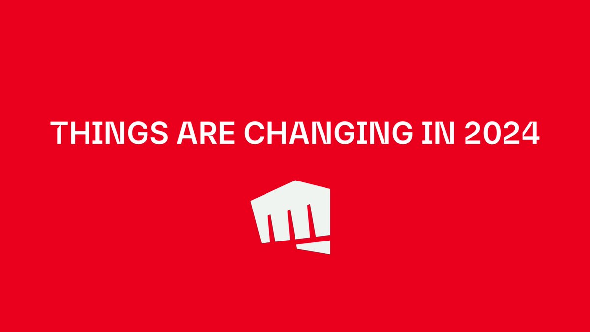 Things are changing in 2024...