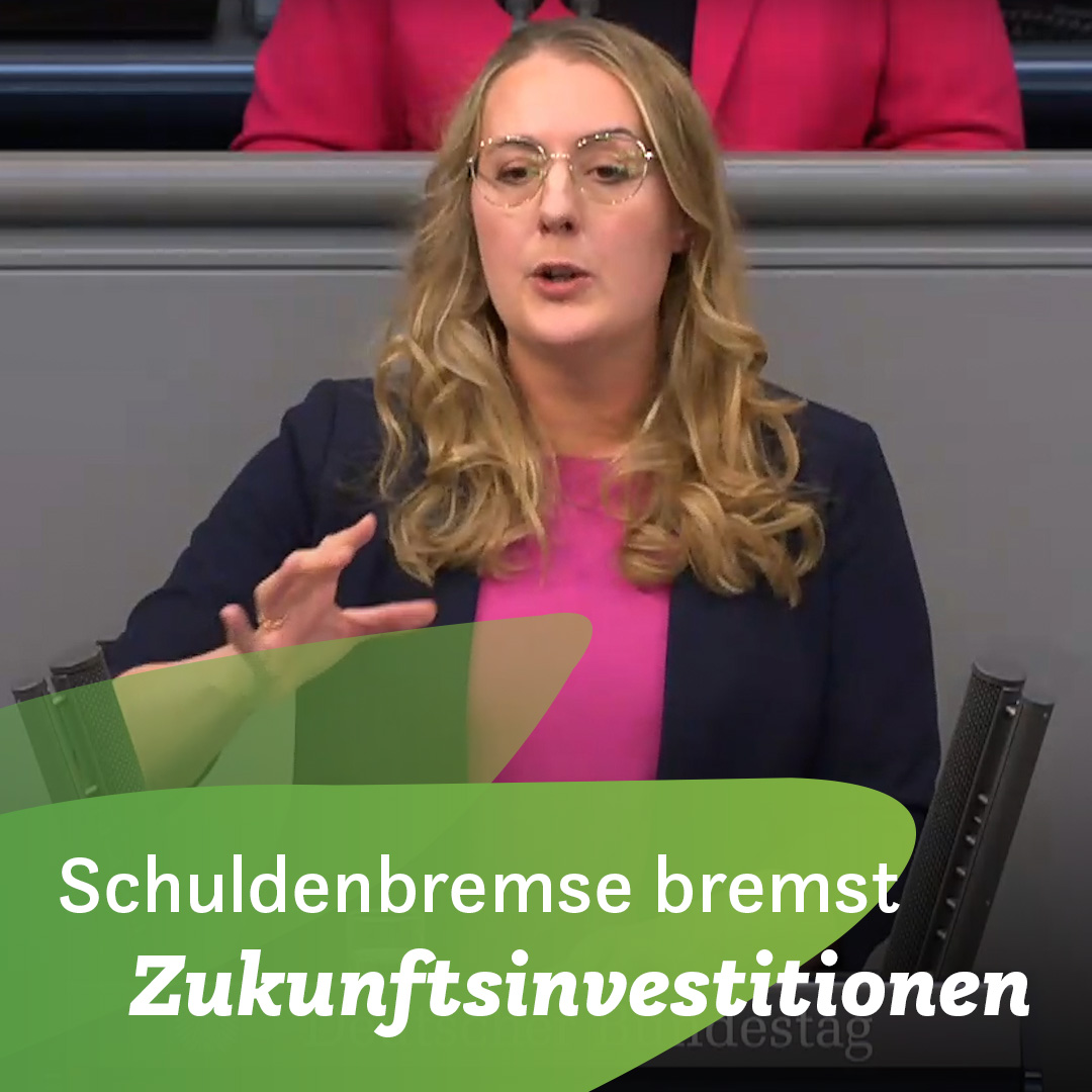 .Katharina Dröge sagt, warum die Schuldenbremse nicht zur Kostenfalle für kommende Generationen werden darf. 👇 #Regierungserklärung