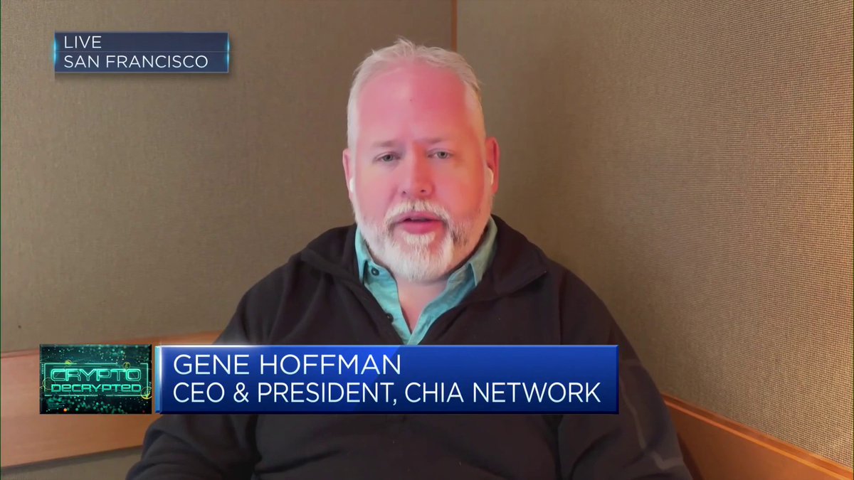 The Binance saga is a reminder of why decentralization matters, said Gene Hoffman, CEO and president at Chia Network