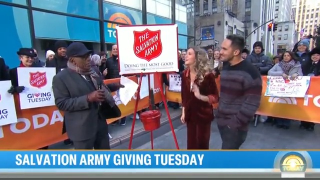 Carlos Carlos PenaVega and Alexa Alexa PenaVega stop by the TODAY plaza to talk about their Giving Tuesday partnership with The Salvation Army.