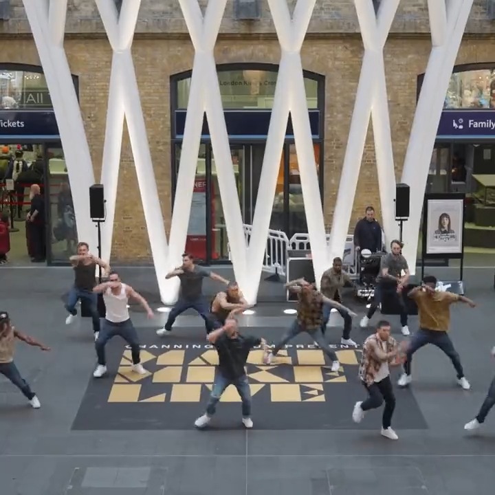 To celebrate five magical years in the West End, we gave London the hottest surprise performance at King’s Cross Station, watch now for the full video 🔥 🎂 #MagicMikeLive