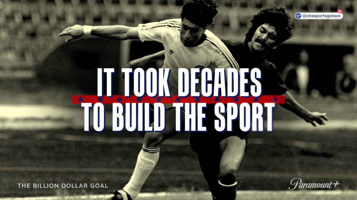 The moment that changed the trajectory of soccer in the United States of America... The Billion Dollar Goal as told by the late Grant Wahl & friends premieres December 11 on Paramount+. 🇺🇸