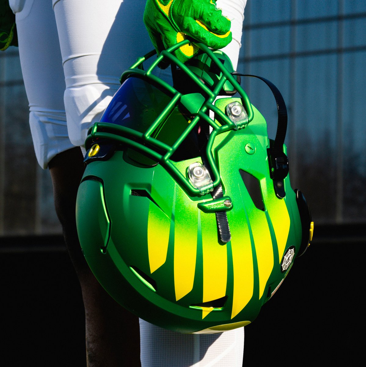 Pursue excellence. 2023 Pac-12 Championship uniform combo for Oregon Football. #GoDucks