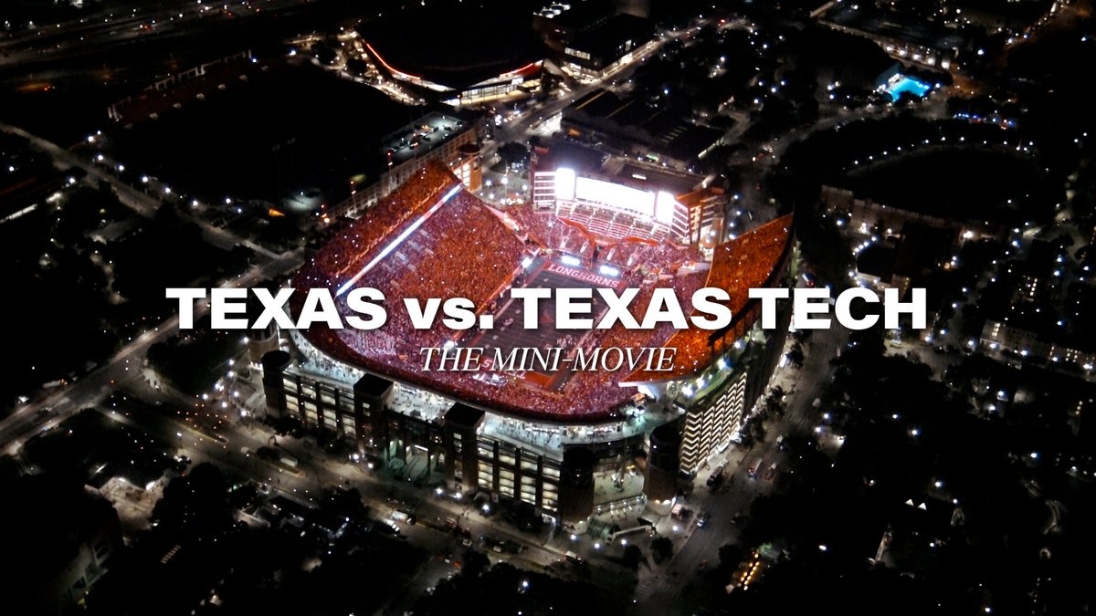 One step closer Texas vs. Texas Tech: The Mini-Movie 🎬🍿