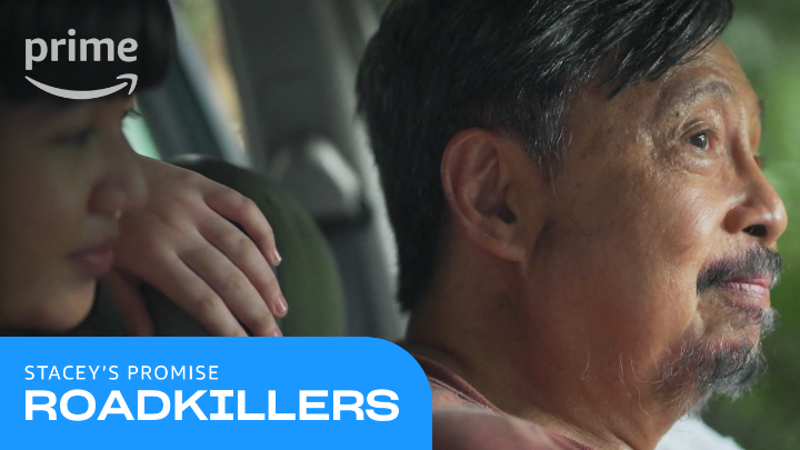 A promise Stacey intends to keep until the end. Catch #NadineLustre (nadine🪽) in #RoadkillersOnPrime, a 4-episode series. The first two episodes premiere tomorrow.