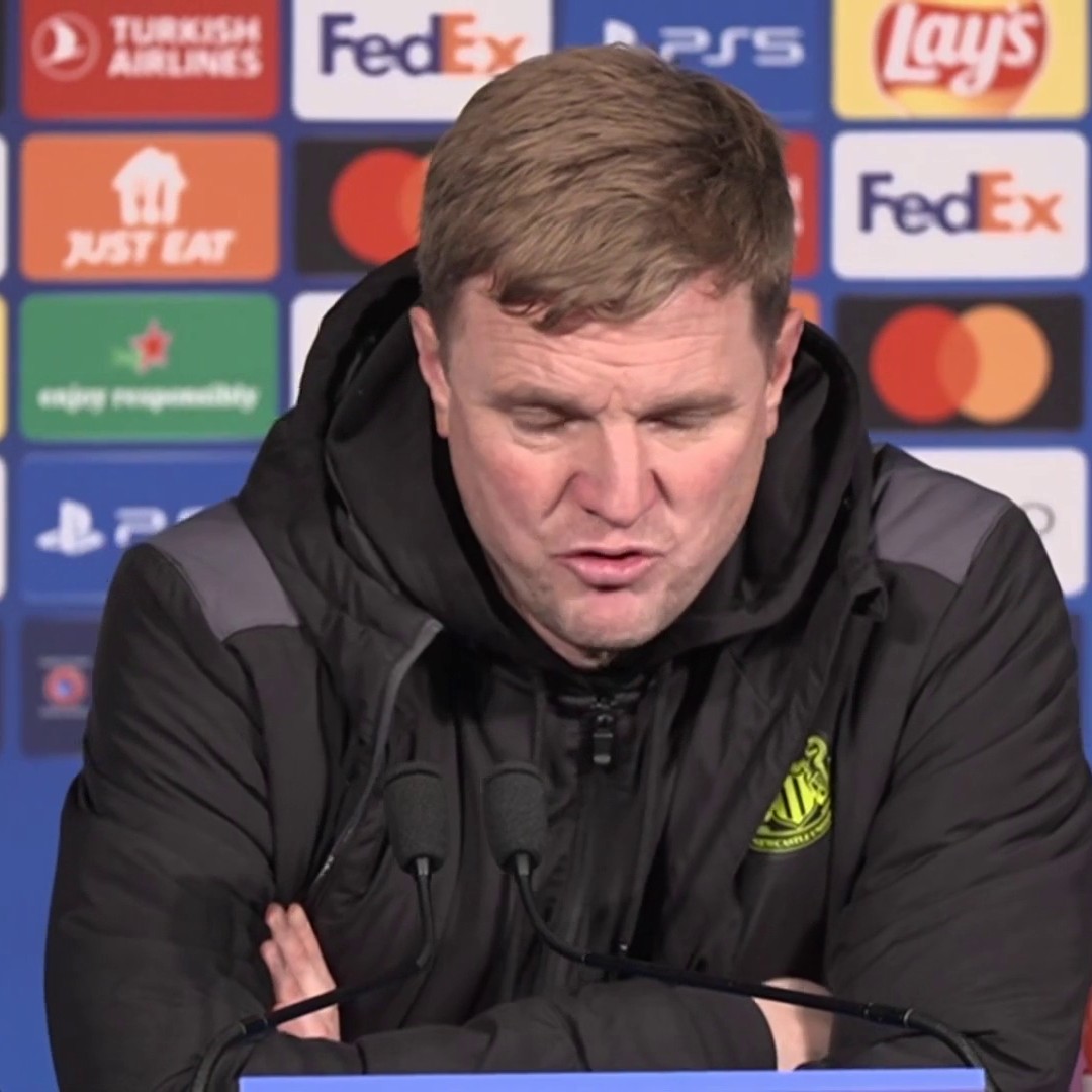 🗣 "I feel it's a poor decision." Newcastle United manager Eddie Howe admits PSG's controversial injury-time penalty is "hugely frustrating" ✋😒