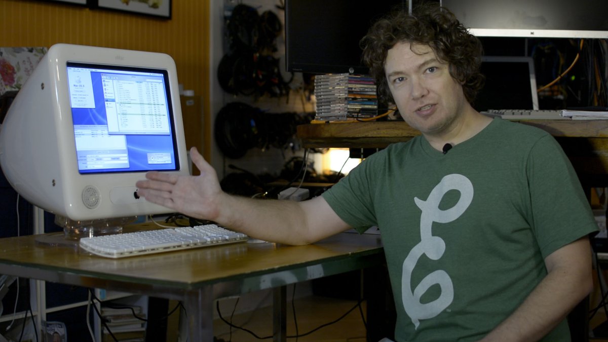 Because the government came & took all my computers away, we had to improvise. Here's the video I promised about how I used a 2003 eMac I found on the side of the road to capture and edit HD broadcast video, in 2023: