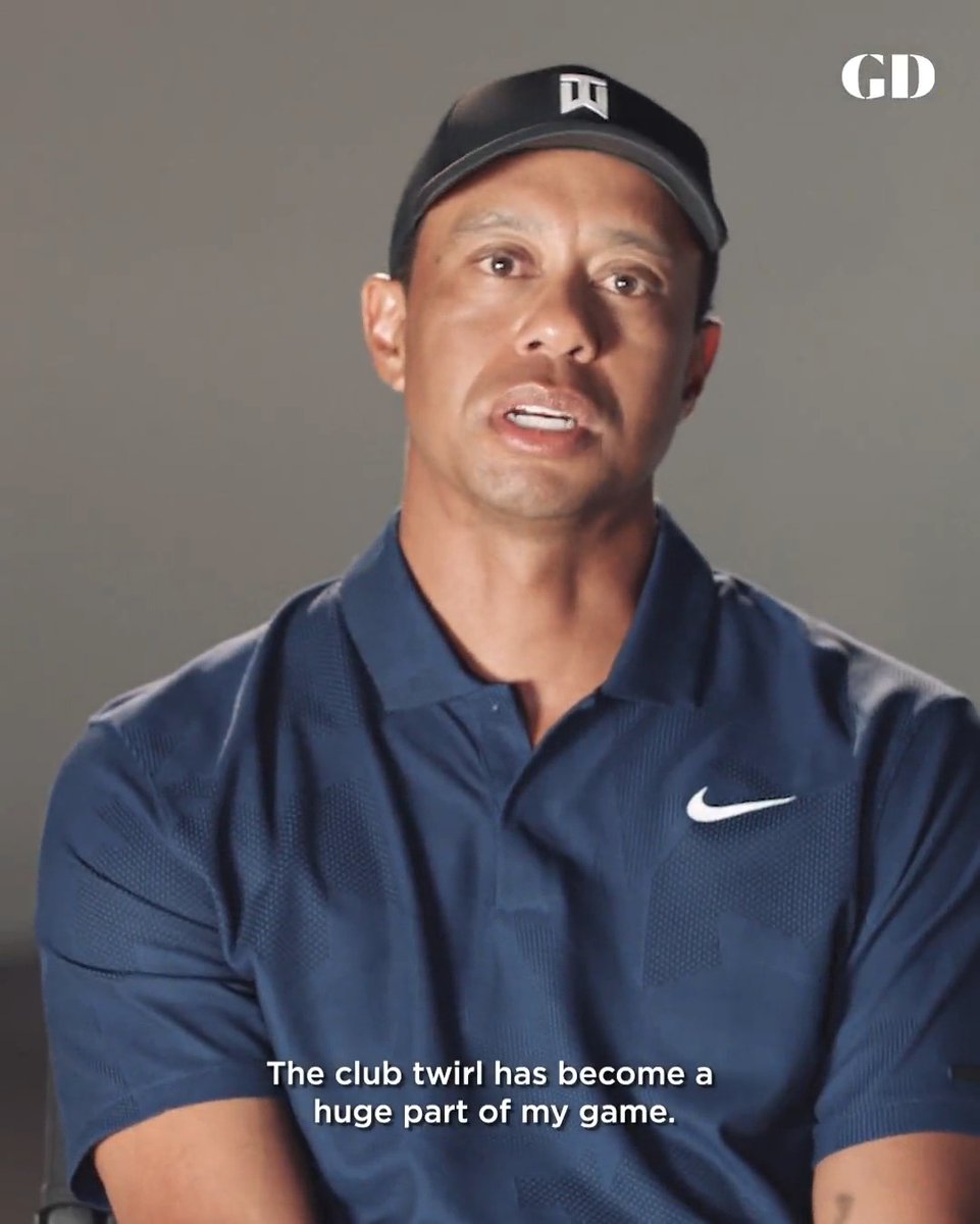 🌀🏌🏻♂️ Tiger Woods: Art of the club twirl