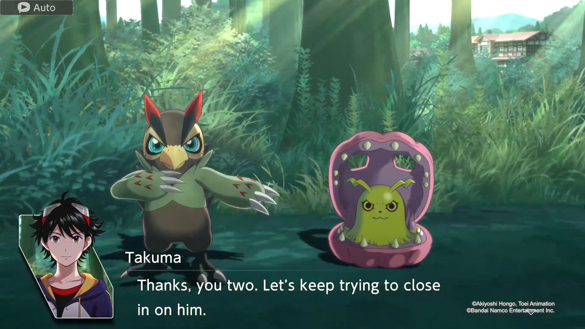 Chased and surrounded with nowhere to go! The question remains, why would Gazimon steal the talisman, anyway? #DigimonSurvive