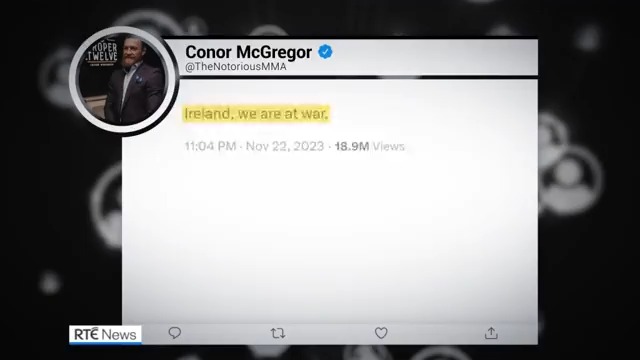 Mixed martial arts fighter Conor McGregor has suggested there is an attempt to scapegoat him following criticism of his recent social media posts on immigration | Read more: