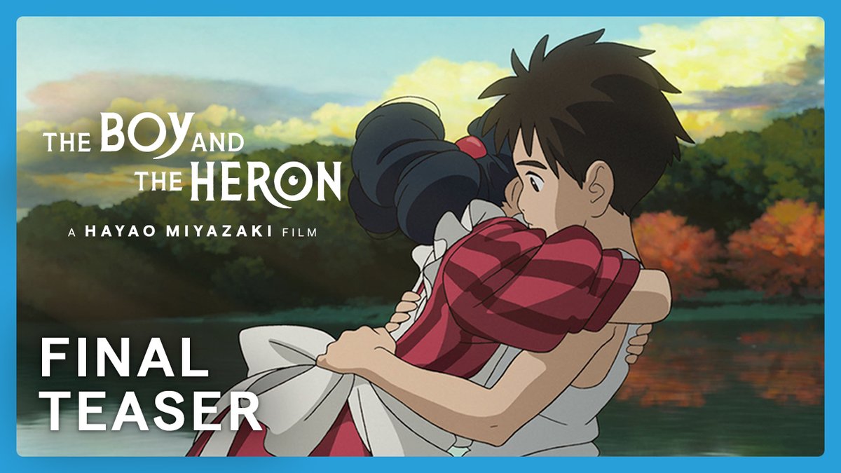 To our friends old and new, thank you. Next week, your newest adventure awaits. 🪽 THE BOY AND THE HERON From Hayao Miyazaki & Studio Ghibli Music by Joe Hisaishi 🌤️ Get tickets now: