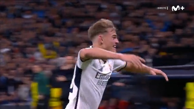 En ese giro hay muuuuuucha calidad...🎩 𝐍𝐢𝐜𝐨 𝐏𝐚𝐳 recordará para siempre este 29/11/2023. #UCL #LaCasaDelFútbol