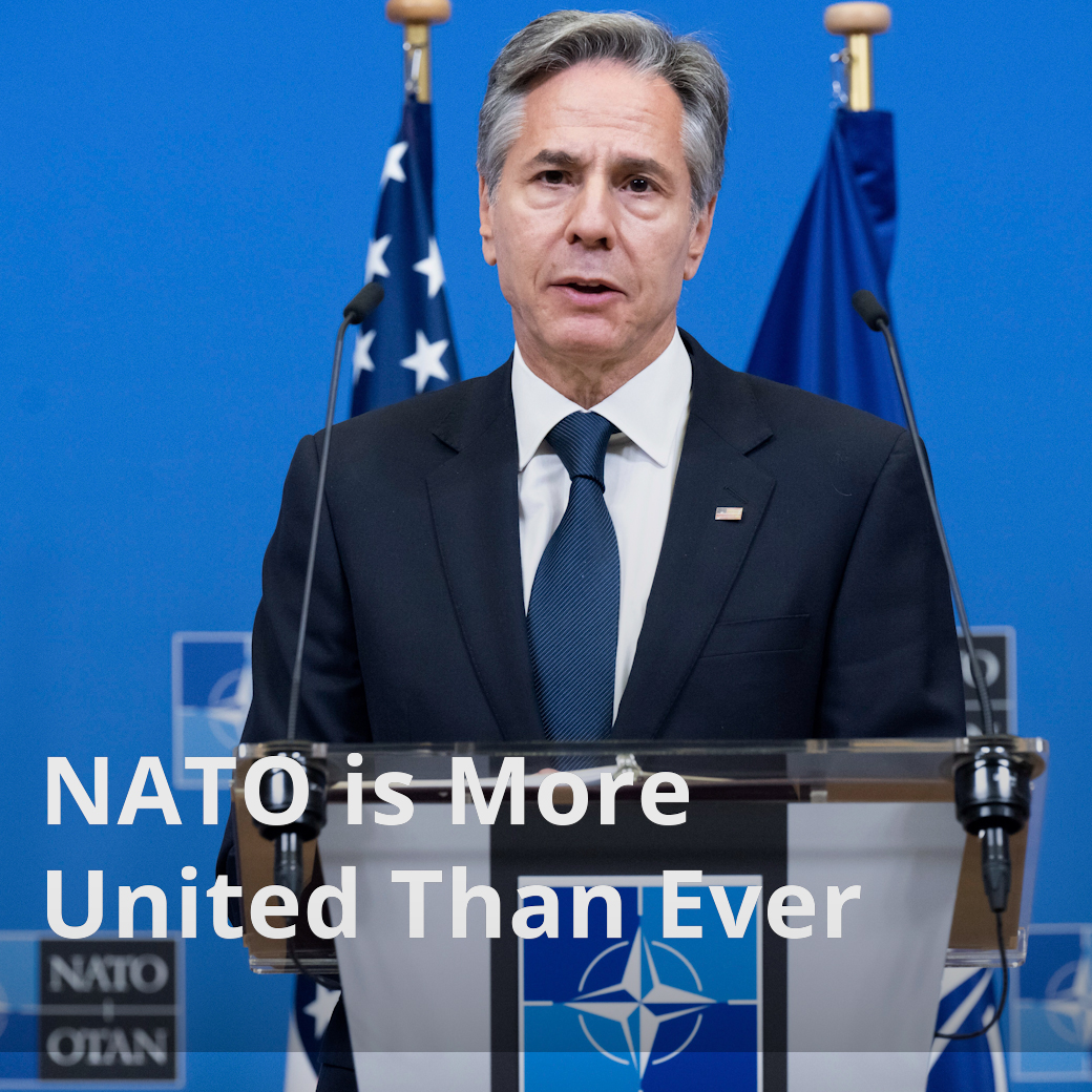 NATO today is bigger, stronger, more united, more capable than ever.
